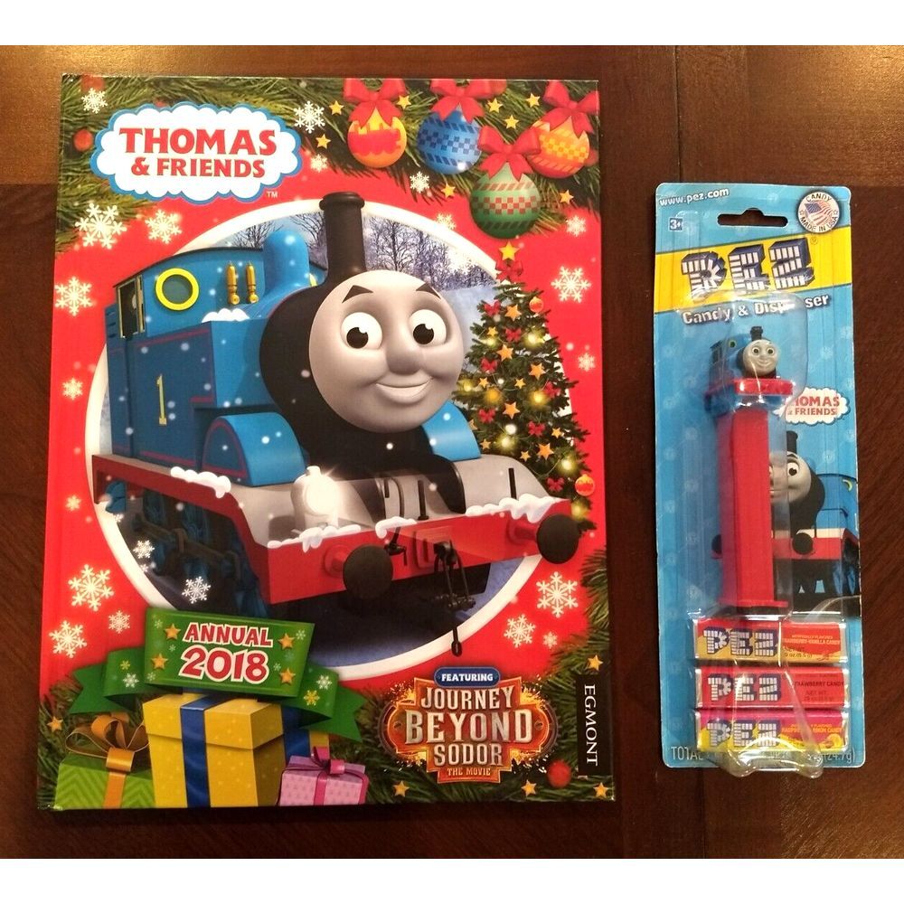 THOMAS THE TRAIN PEZ #1 TANK 2009‎ & THOMAS THE TRAIN EGMONT 2018 ANNUAL BOOK